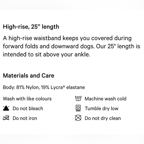 Lululemon Align Legging 25” with pocket cerulean blue size 6 - Picture 7 of 8